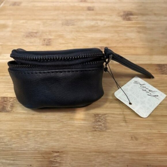 Walk About Leather Wristlet - Mini Purse - Bracelet Bag - Leather Pouch - Picture 5 of 16